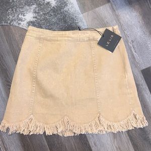 Brand new never worn beige skirt